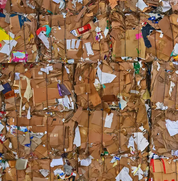 Recovered retail materials supporting reverse logistics value recovery