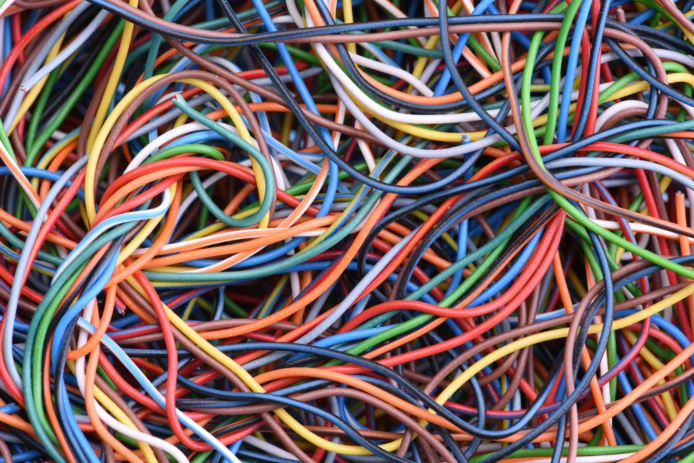 Mixed copper and insulated electrical wires recycling