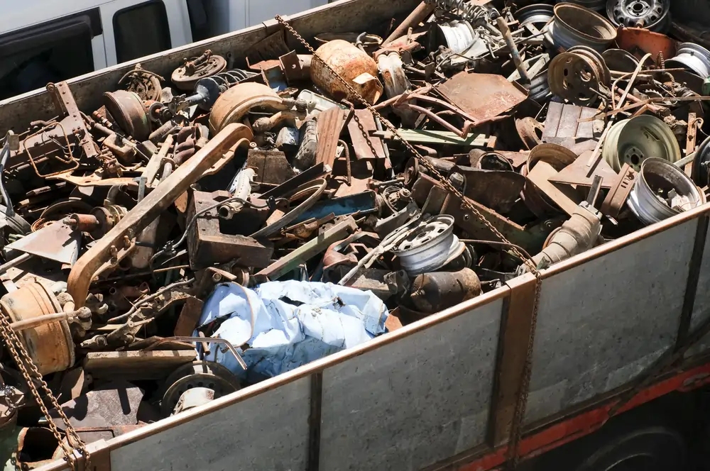 Sell construction scrap metal Construction scrap metal collected for recycling